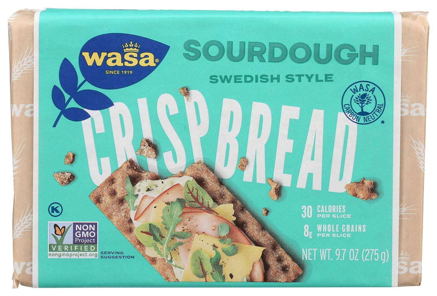 Product image of Wasa Sourdough Flatbread Crispbread 9.7 oz 9.7 oz Pack of 3